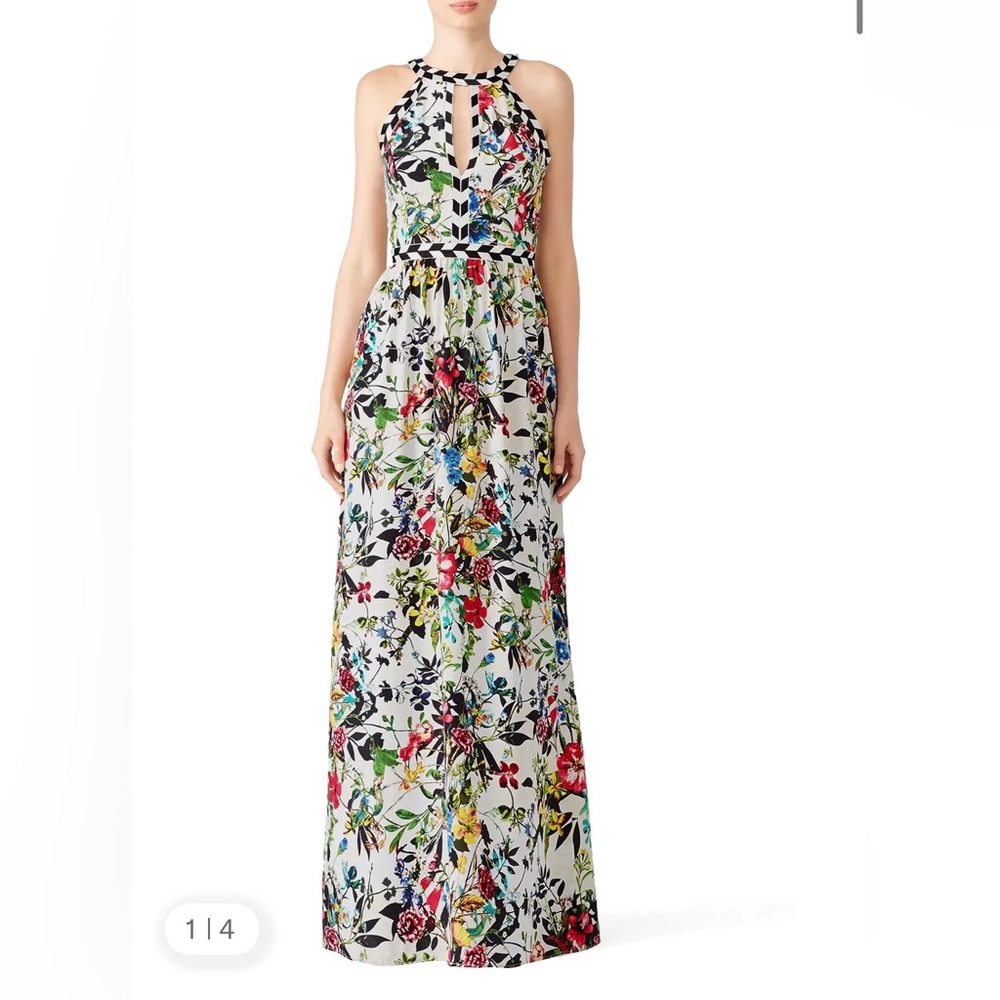 Parker Luella floral maxi dress XS - Picture 2 of 14